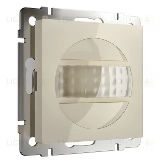 Датчик движения 2-х проводный с выключателем до 500Вт лампы накаливания, до 200Вт LED, Werkel, слоновая кость a054897 a054897