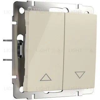 Выключатель управления жалюзи Werkel 10А/250В, слоновая кость a051474 a051474