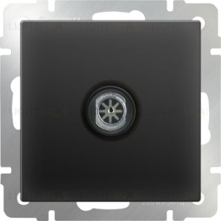 ТВ-розетка оконечная Werkel черный матовый a051612 a051612