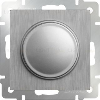 Светорегулятор поворотный Werkel до 600 Вт, серебряный рифленый a051367 a051367