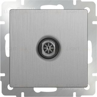 ТВ-розетка оконечная Werkel серебряный рифленый a051363 a051363