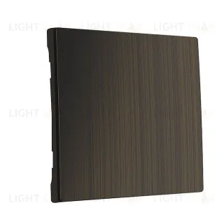 Выключатель одноклавишный Werkel 10A/250В, бронзовый a051138+Клавиша для выключателя одноклавишного Werkel, бронзовый a051138 + a051061