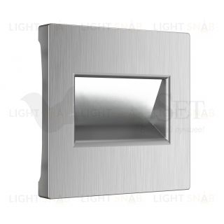 Интернет розетка двойная 5 категории RJ-45 Werkel, серебряный рифленый a051115+a051350 a051115 + a051350