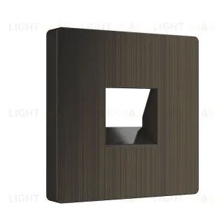 Телефонная розетка одинарная Werkel RJ-11, бронзовый a051123+Накладка для RJ45 и RJ11 Werkel, бронзовый a051123 + a051063