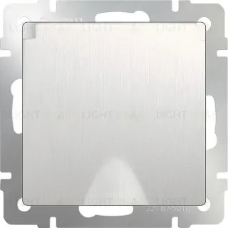 Розетка влагозащищенная с заземлением с защитной крышкой и шторками Werkel 10A/250В, винтовой зажим, перламутровый рифленый a051173 a051173