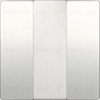 Выключатель трехклавишный Werkel 10A/250В, перламутровый рифленый a051131+Набор клавиш для выключателя трехклавишного Werkel, перламутровый рифленый a051131 + a051179