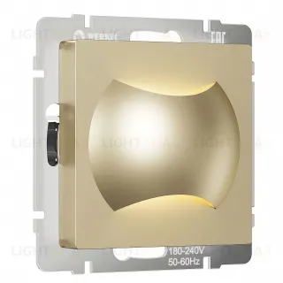 Встраиваемая LED подсветка Moon 1 Вт 4000K Werkel шампань a057496 a057496