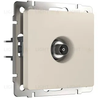 ТВ-розетка оконечная Werkel айвори матовый a062431 a062431