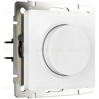 Светорегулятор поворотный Werkel до 600 Вт белый матовый a062403 a062403