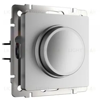 Светорегулятор поворотный Werkel до 600 Вт серебряный матовый a063617 a063617