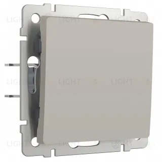 Выключатель одноклавишный проходной Werkel 10A/250В (из 2-х мест), дымчатый a069449 a069449