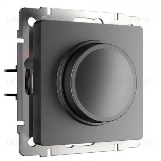 Светорегулятор поворотный Werkel до 600 Вт графит матовый a063110 a063110