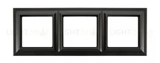 Рамка тройная Jung Eco Profi Standart черный матовый EPS483SWM EPS483SWM