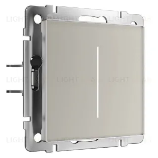 Умный сенсорный Wi-Fi диммер 500Вт (LED лампы до 200вт) Werkel дымчатый a069766 a069766