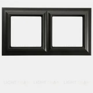 Рамка двойная Jung Eco Profi Standart, антрацит матовый EPS482AN EPS482AN