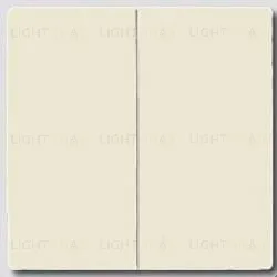 Выключатель двухклавишный Jung Eco Profi, 10А/250В EP495+EP405U EP495 + EP405U