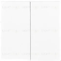 Выключатель двухклавишный проходной Jung Eco Profi (вкл/выкл с 2-х мест), 10А/250В EP495WW+EP409U EP495WW + EP409U