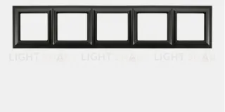 Рамка пятерная Jung Eco Profi Standart, антрацит матовый EPS485AN EPS485AN