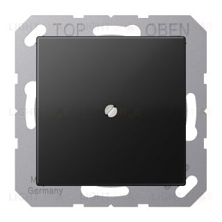 Вывод кабеля с суппортом Jung черный матовый A590BFASWM A590BFASWM