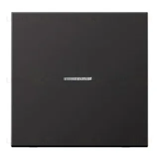 Выключатель одноклавишный с подсветкой Jung Eco Profi, 10А/250В черный матовый EP490KOSWM+EP401U+90 EP490KOSWM + EP401U + 90