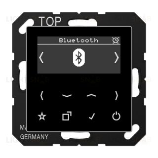 Смарт радио Jung DAB+Bluetooth, черный глянец DABABTSW DABABTSW