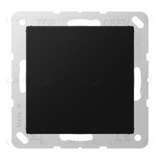 Заглушка с опорной пластиной Jung черный матовый A594-0SWM A594-0SWM