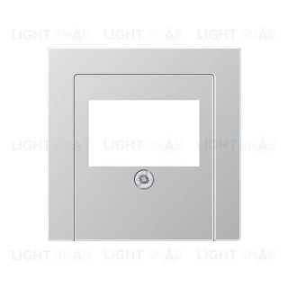 Розетка USB двойная Jung для зарядки, 2 x 700 мA, винтовой зажим, алюминий USB15CAWW+A569PLTAL USB15CAWW + A569PLTAL