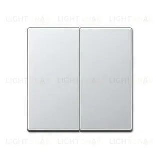 Выключатель двухклавишный Jung Eco Profi, 10А/250В EP495AL+EP405U EP495AL + EP405U