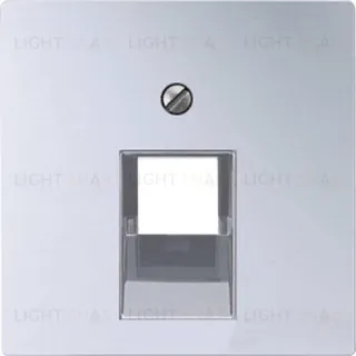 Розетка телефонная одинарная Jung Eco Profi RJ11, алюминий EPUAE8UPO+EP569-1BFPLUAAL EPUAE8UPO + EP569-1BFPLUAAL