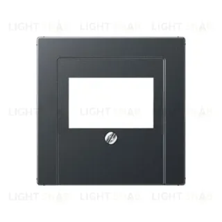 Розетка USB двойная Jung для зарядки, 2 x 700 мA, винтовой зажим, антрацит матовый USB15CAWW+A569BFPLTANM USB15CAWW + A569BFPLTANM