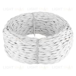 Ретро кабель витой 2х1,5 (белый) 20 м a051396 a051396