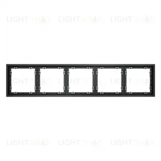 Рамка пятерная Voltum S70, графит VLS100507 VLS100507