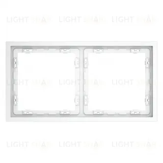 Рамка двойная Voltum S70, белый матовый VLS100202 VLS100202