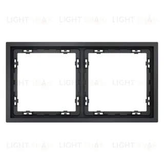 Рамка двойная Voltum S70, графит VLS100207 VLS100207
