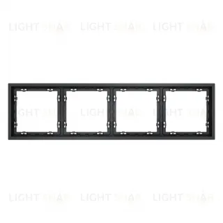 Рамка четверная Voltum S70, графит VLS100407 VLS100407