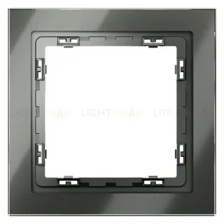 Рамка одинарная Voltum S70, титан стекло VLS110106 VLS110106