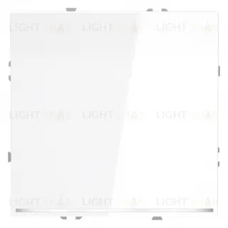 Выключатель одноклавишный с подсветкой Voltum S70 10А, белый глянцевый VLS010201 VLS010201