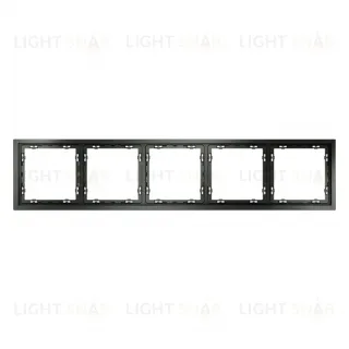 Рамка пятерная Voltum S70, титан VLS100506 VLS100506