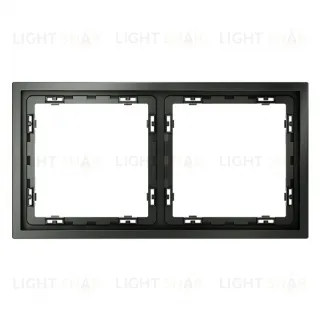 Рамка двойная Voltum S70, титан VLS100206 VLS100206