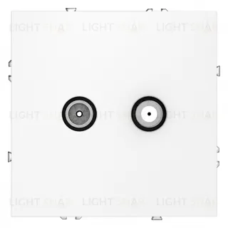 Розетка TV+SAT Voltum S70, белый матовый VLS060402 VLS060402