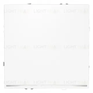 Выключатель одноклавишный с подсветкой Voltum S70 10А, белый матовый VLS010202 VLS010202