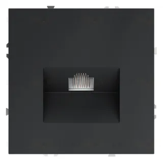 Розетка компьютерная одинарная Voltum S70 RJ45 6Е кат., графит VLS060107 VLS060107