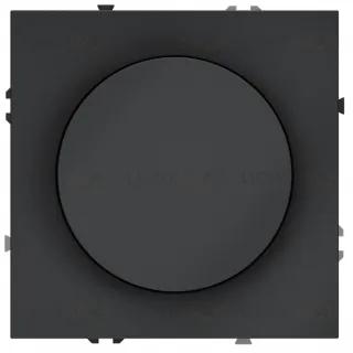 Светорегулятор поворотно-нажимной (LED 200Вт, галог. и лампы накал. 600Вт) Voltum S70, графит VLS070307 VLS070307