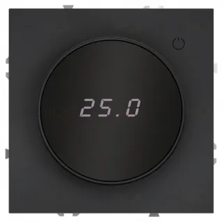 Регулятор теплого пола с датчиком пола Voltum S70 16А, графит VLS070107 VLS070107