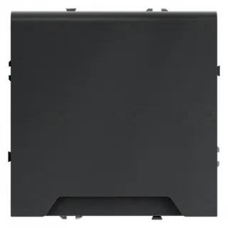 Розетка с заземлением со шторками и крышкой Voltum S70 16А, безвинтовой зажим, графит VLS040307 VLS040307