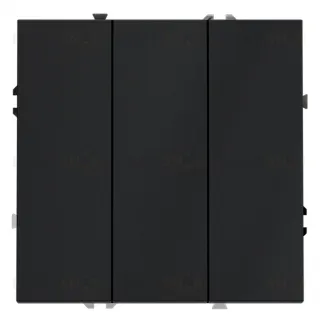 Выключатель трехклавишный Voltum S70 10А, графит VLS030107 VLS030107