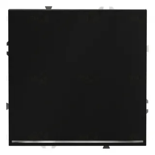 Выключатель одноклавишный с подсветкой Voltum S70 10А, черный матовый VLS010208 VLS010208