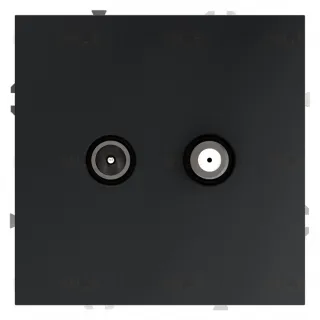 Розетка TV+SAT Voltum S70, графит VLS060407 VLS060407