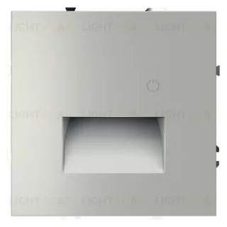 Светодиодная подсветка с датчиком движения 3 режима (3000/4200/6500К) 1ВТ, охват 120°, 4М, 10A Voltum S70 сталь VLS070705 VLS070705