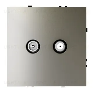 Розетка TV+SAT Voltum S70, шелк VLS060404 VLS060404